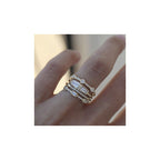 Charmante Gold Ring für jeden Anlass