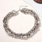 Schöne Silber Halskette mit einzigartigem Stil