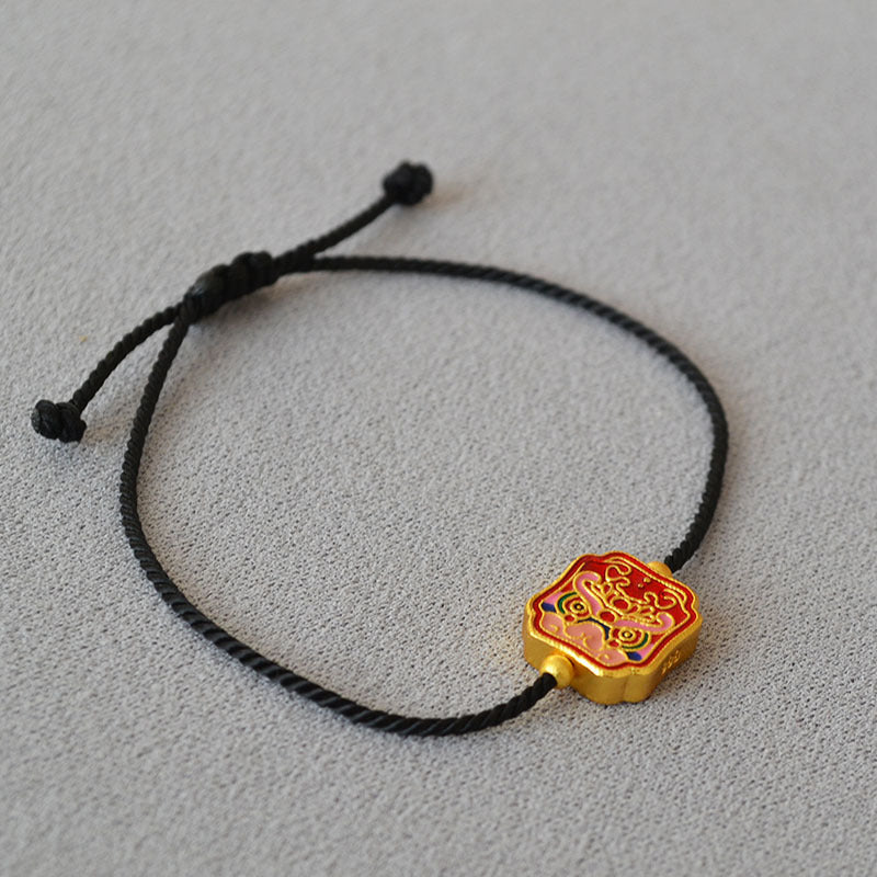 Handgefertigte Vintage Gold Armband