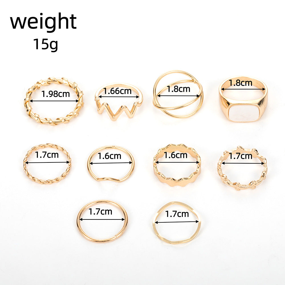 Atemberaubende Gold Ring für den Alltag