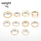 Atemberaubende Gold Ring für den Alltag