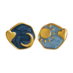 Zarte handwerkliche Ohrring