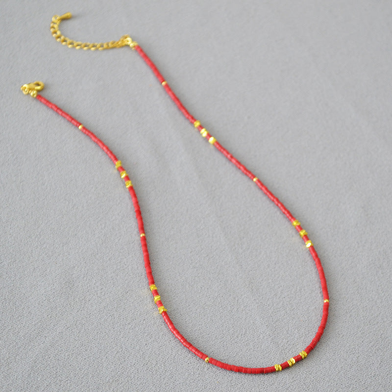 Schöne Silber Halskette mit einzigartigem Stil