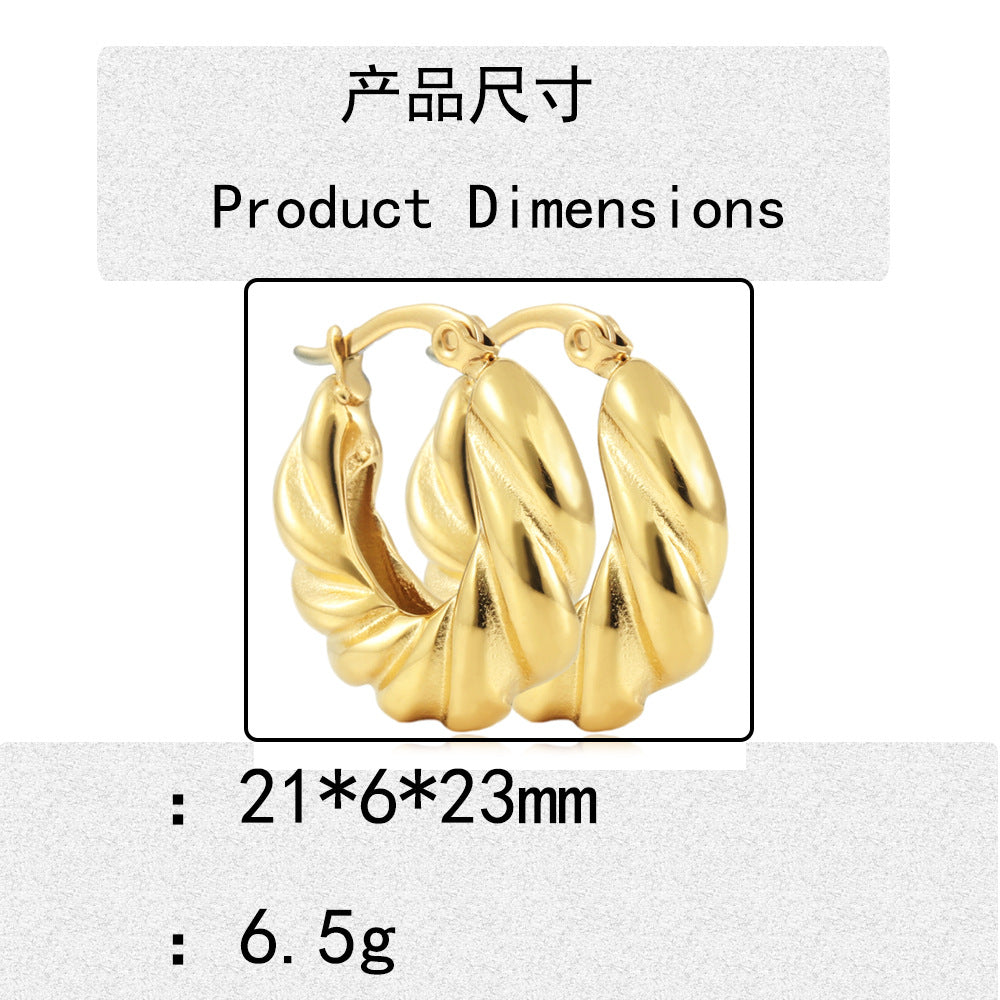 Elegante Gold Ohrring für jeden Anlass