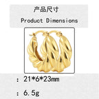 Elegante Gold Ohrring für jeden Anlass