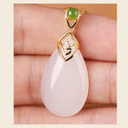 Zarte handwerkliche Gold Halskette