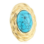 Schöne Gold Ohrring mit einzigartigem Stil