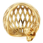 Atemberaubende Gold Ohrring für den Alltag