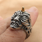 Zarte handwerkliche Gold Ring