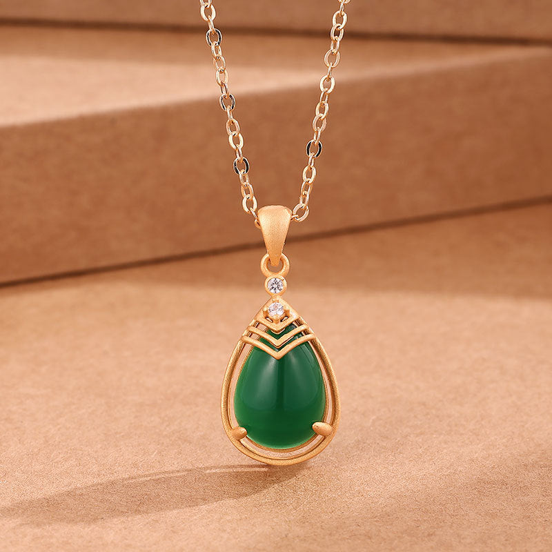 Zarte handwerkliche Silber Halskette