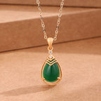 Zarte handwerkliche Silber Halskette