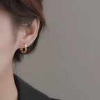 Atemberaubende Gold Ohrring für den Alltag