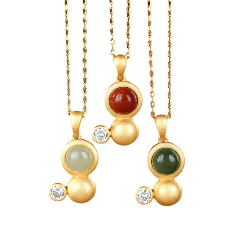 Zarte handwerkliche Silber Halskette