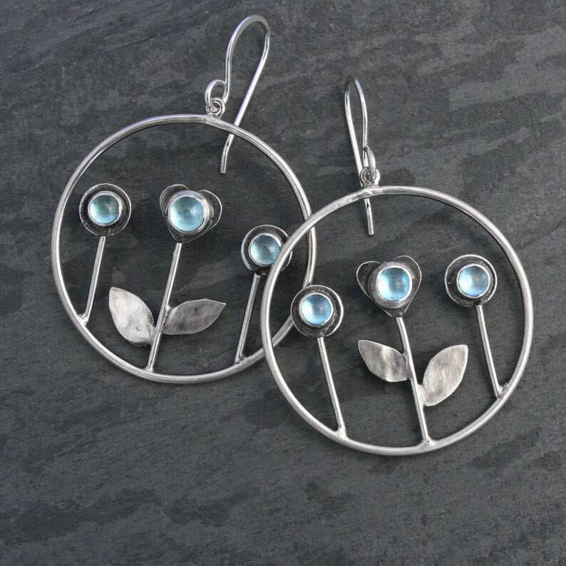 Handgefertigte Vintage Ohrring