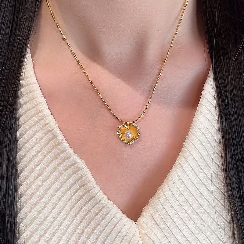 Atemberaubende Perlen Halskette für den Alltag