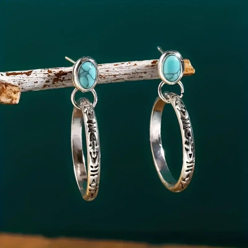 Zarte handwerkliche Ohrring