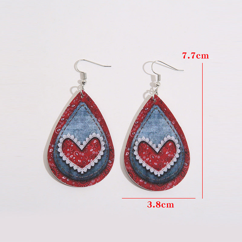 Zarte handwerkliche Ohrring