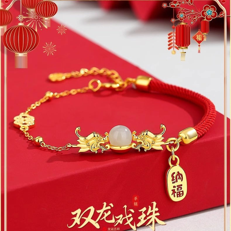 Zarte handwerkliche Perlen Armband