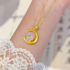 Schöne Silber Halskette mit einzigartigem Stil