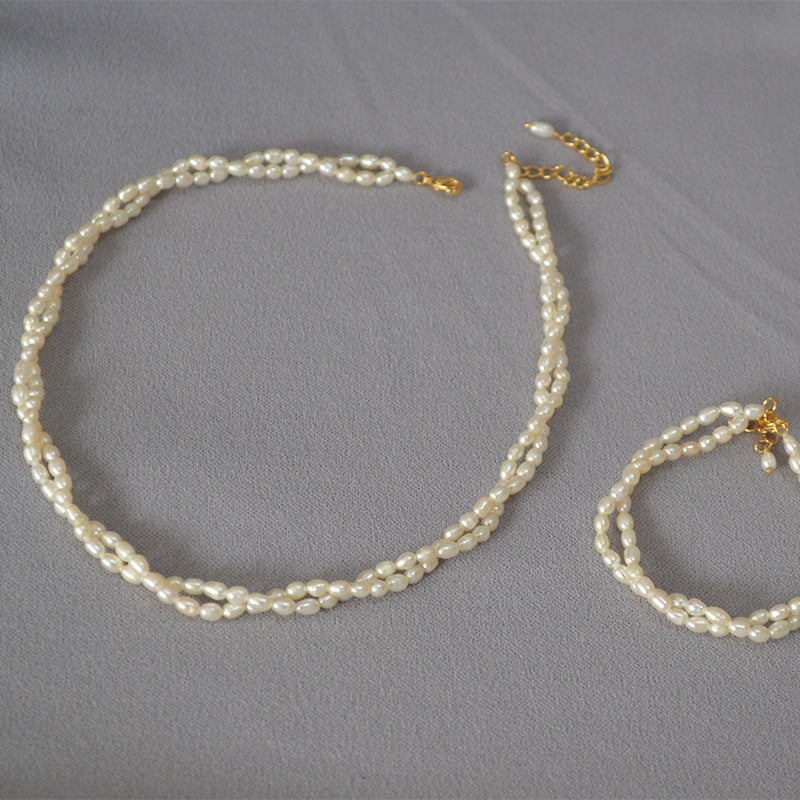 Romantische Perlen Halskette für besondere Momente