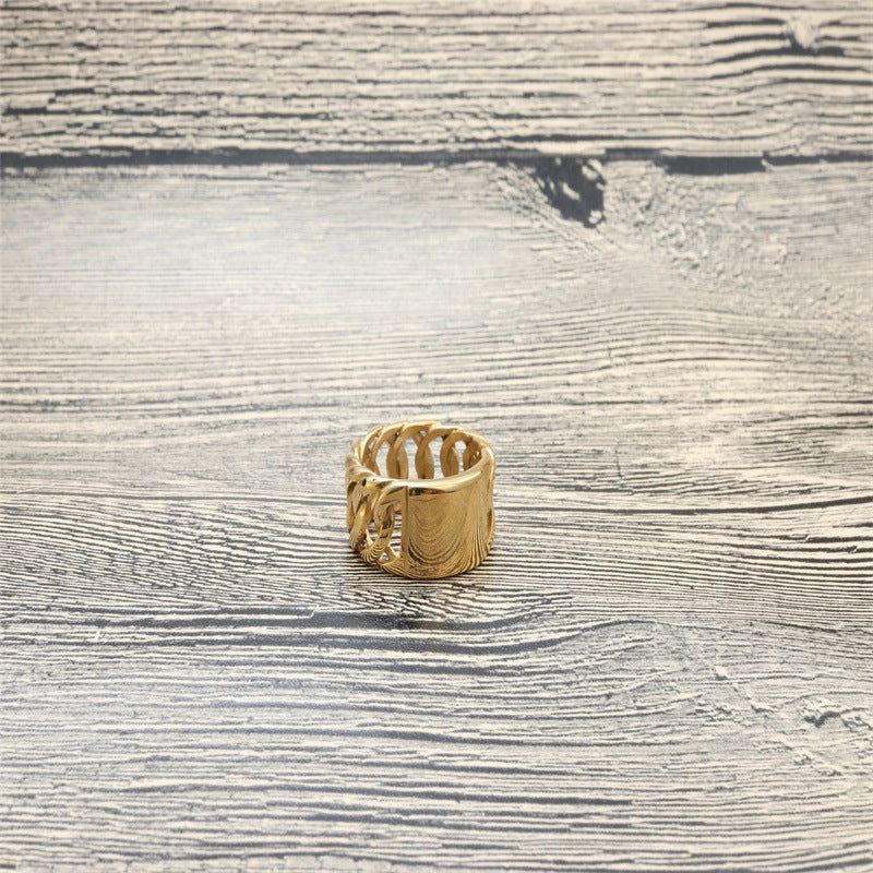 Handgefertigte Vintage Gold Ring