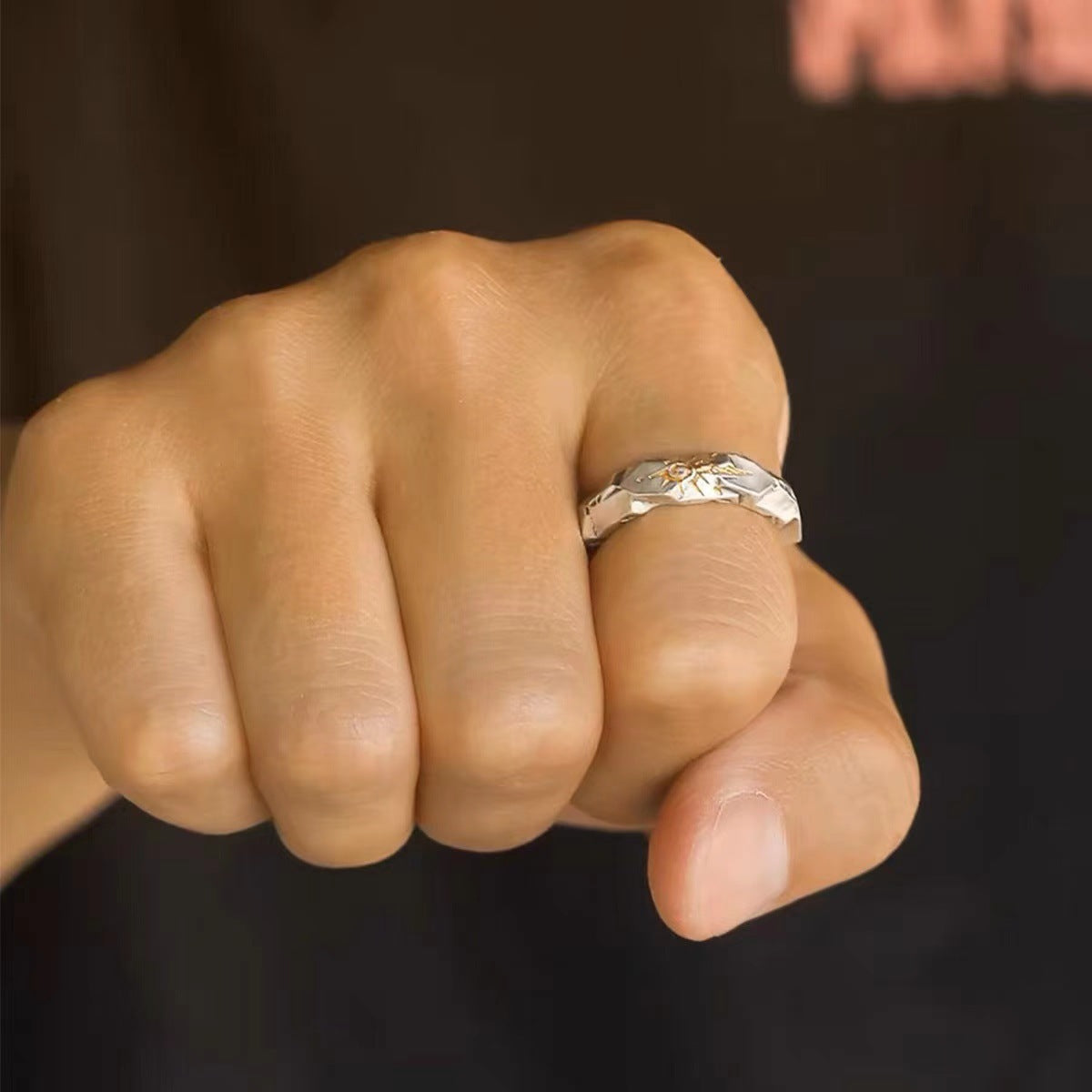 Handgefertigte Vintage Gold Ring