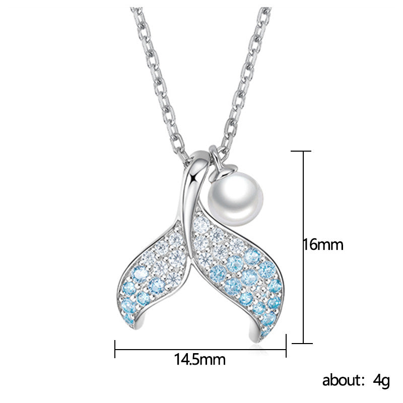 Zarte handwerkliche Perlen Halskette