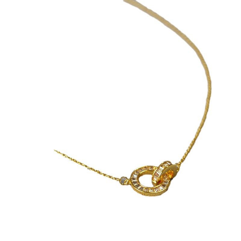 Romantische Gold Halskette für besondere Momente