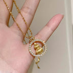 Romantische Gold Halskette für besondere Momente