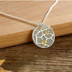 Schöne Silber Halskette mit einzigartigem Stil