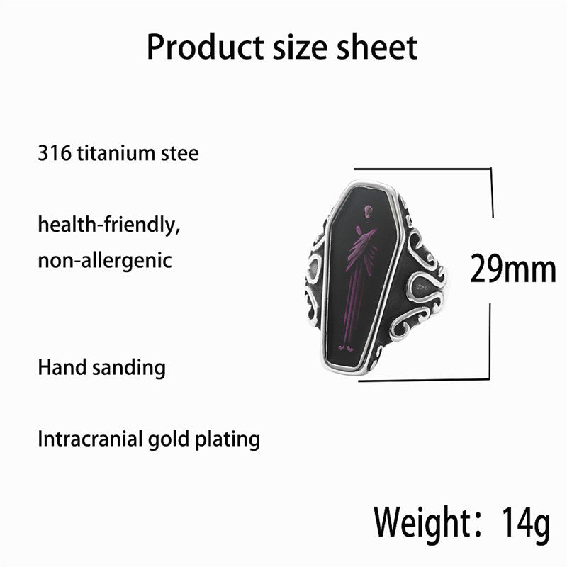 Zarte handwerkliche Ring