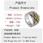 Zarte handwerkliche Ring