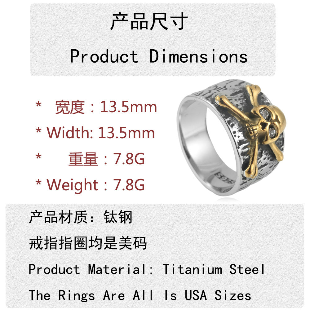 Zarte handwerkliche Ring