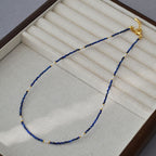 Zarte handwerkliche Perlen Halskette