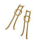 Zarte handwerkliche Ohrring