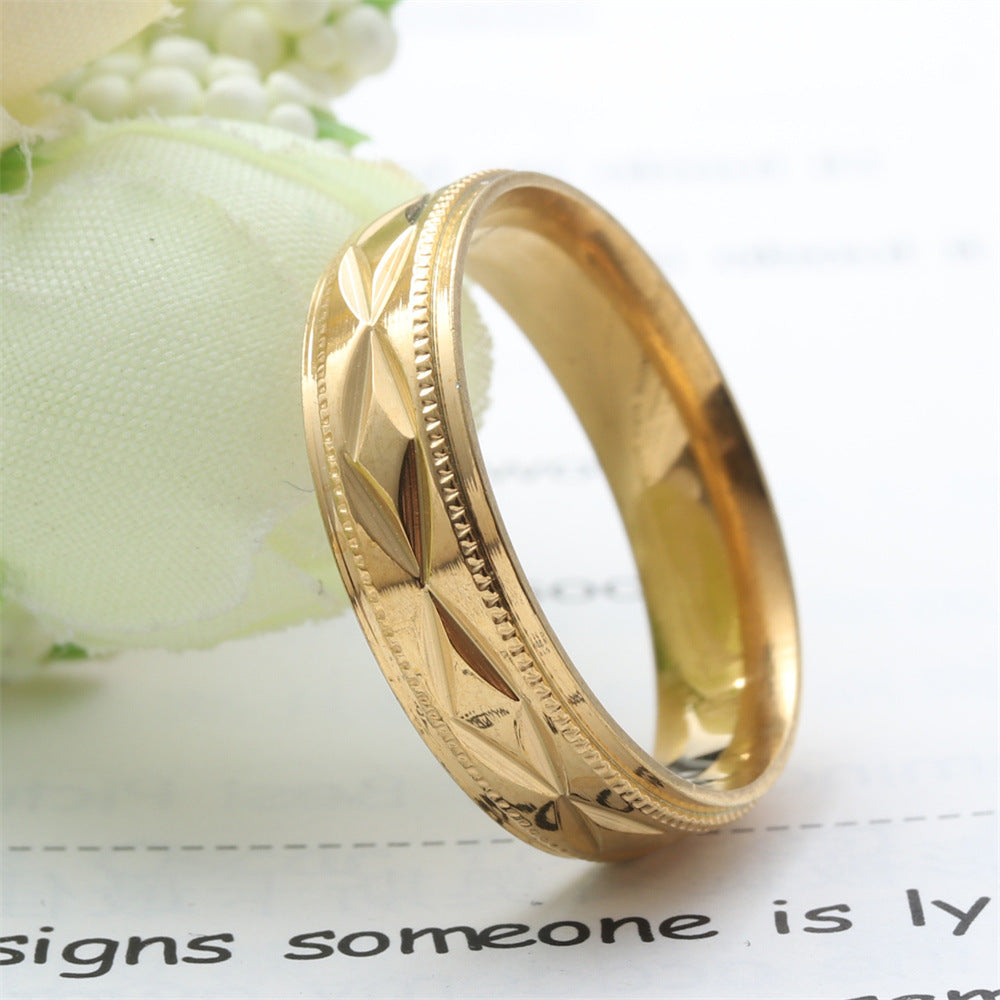 Zarte handwerkliche Ring