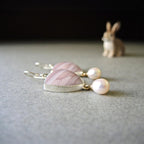 Zarte handwerkliche Perlen Ohrring