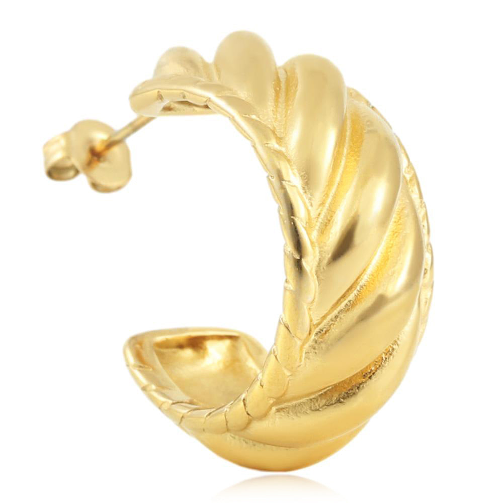 Charmante Gold Ohrring für jeden Anlass