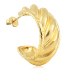 Charmante Gold Ohrring für jeden Anlass