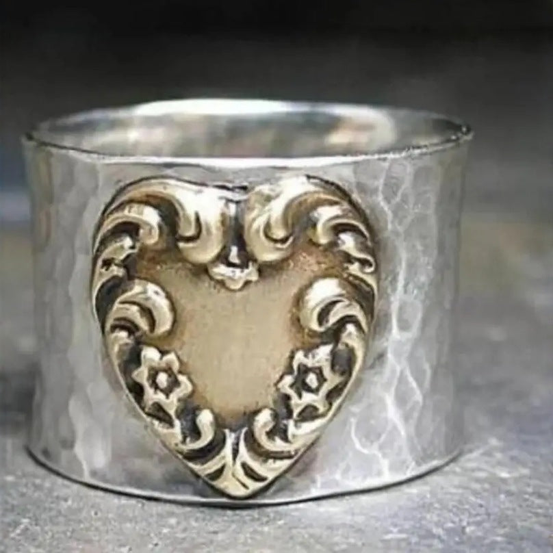 Schöne Silber Ring mit einzigartigem Stil