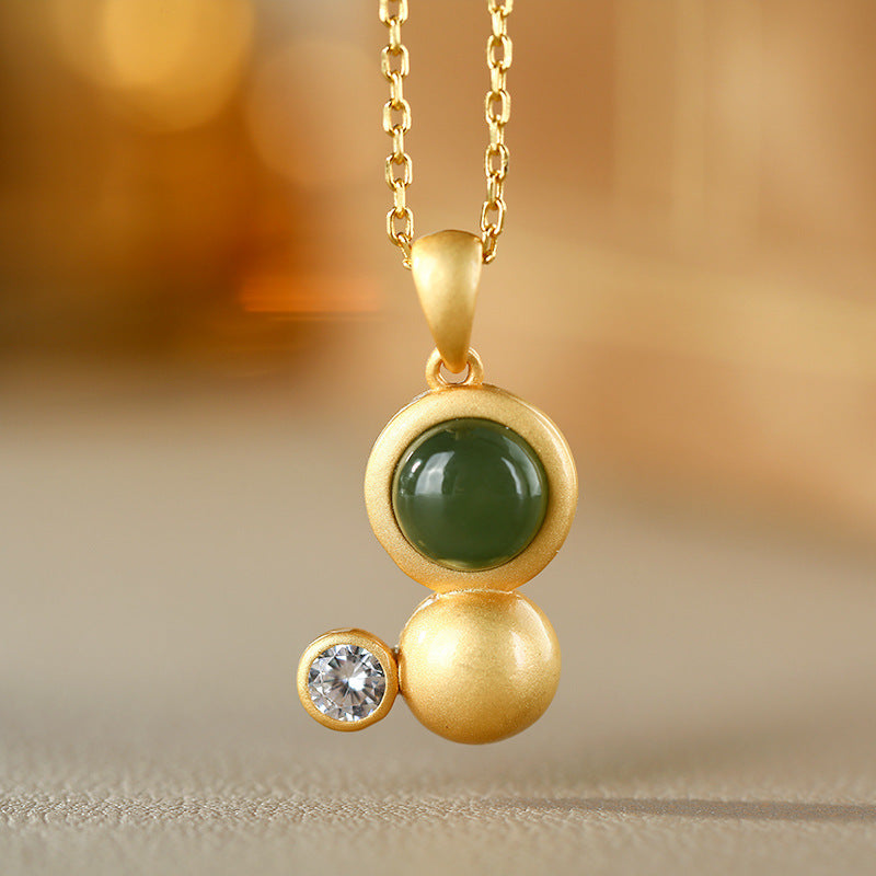 Zarte handwerkliche Silber Halskette