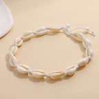 Zarte handwerkliche Perlen Halskette