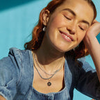 Schöne Silber Halskette mit einzigartigem Stil