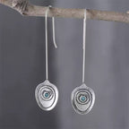 Zarte handwerkliche Ohrring