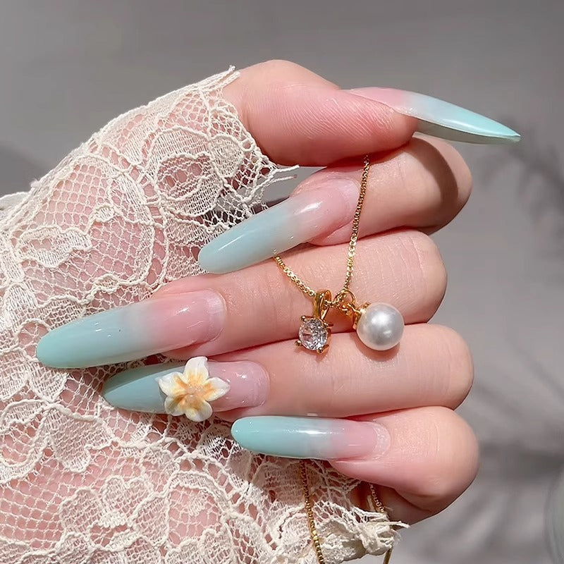 Handgefertigte Vintage Perlen Halskette