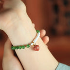 Zarte handwerkliche Perlen Armband