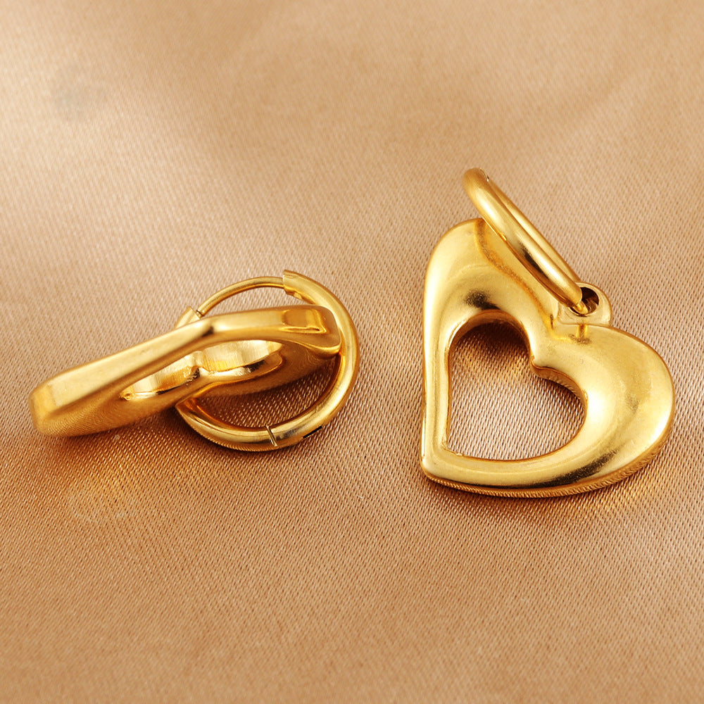 Handgefertigte Vintage Gold Ohrring