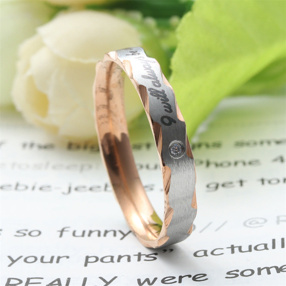 Schöne Ring mit einzigartigem Stil