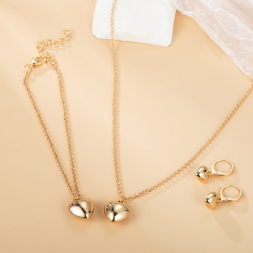 Zarte handwerkliche Gold Halskette