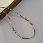 Zarte handwerkliche Halskette